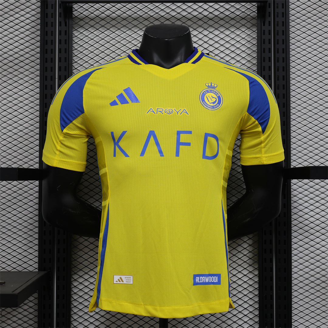 AL-NASSR FC HOME KIT 24/25 FAN and PLAYER VERSION