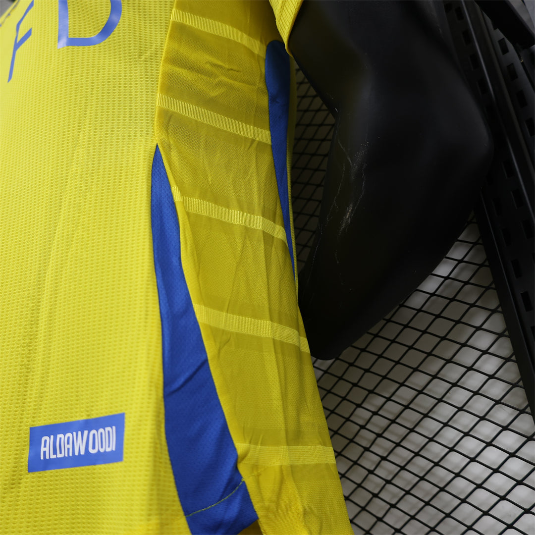 AL-NASSR FC HOME KIT 24/25 FAN and PLAYER VERSION