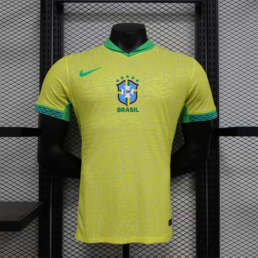 BRAZIL HOME KIT 24/25 FAN and PLAYER VERSION
