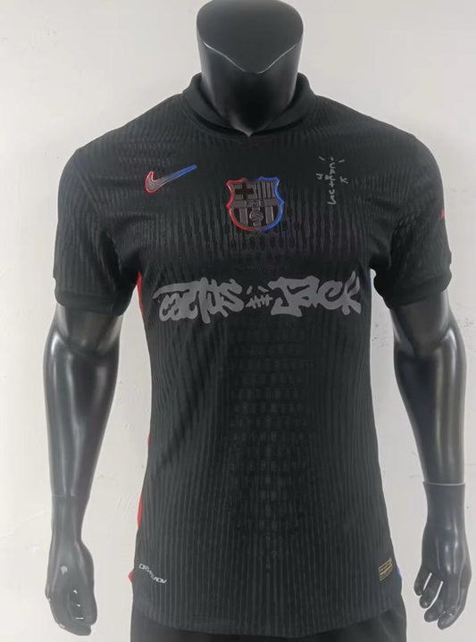 FC BARCELONA AWAY KIT Travis Scott Edition 24/25 FAN and PLAYER VERSION