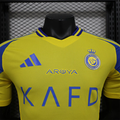 AL-NASSR FC HOME KIT 24/25 FAN and PLAYER VERSION